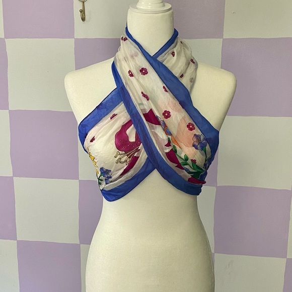 *3 for $12* Hand Painted Silk Scarf - Picture 4 of 11